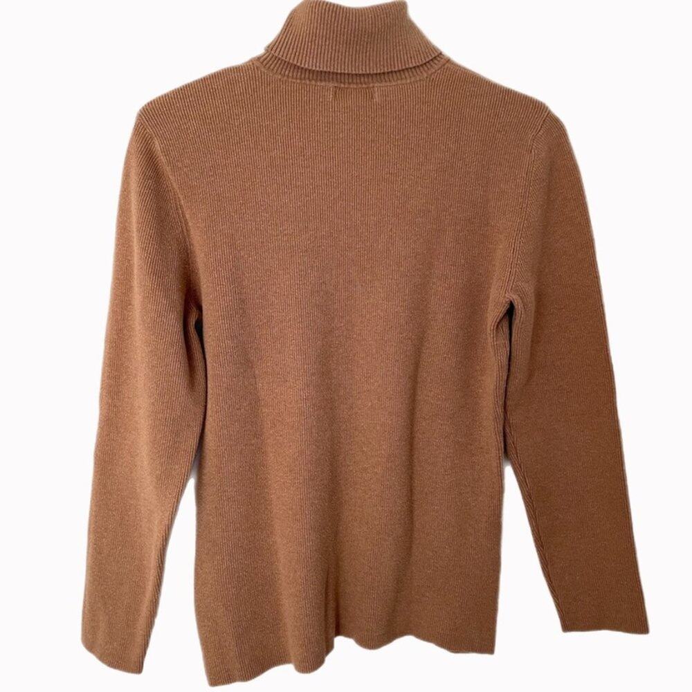 Orvis Ribbed Turtleneck Sweater Sz L - Picture 2 of 4